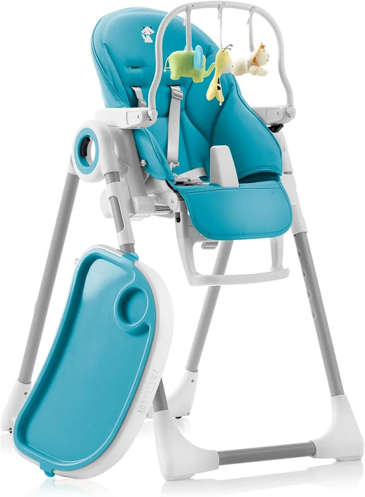 Chaise – pour enfant, pliable, réglable, 15kg, bleu