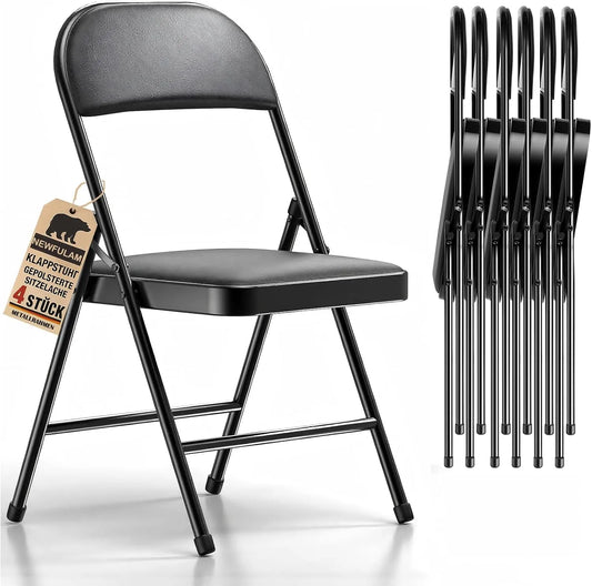 Chaise: en métal, Lot de 6, 158 kg