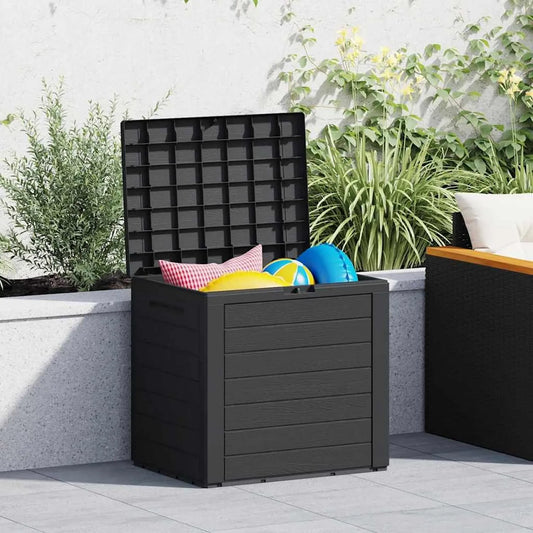 Piscine hors sol – avec rangement, 58, 5 × 46 × 55 cm, anthracite