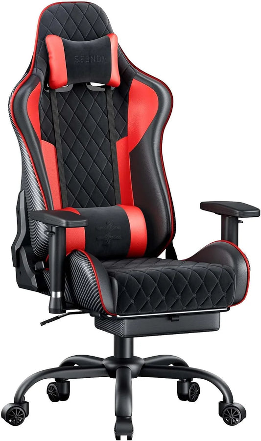 Bureau et table informatique – pour gaming, réglable, 150kg, noir, inclinable