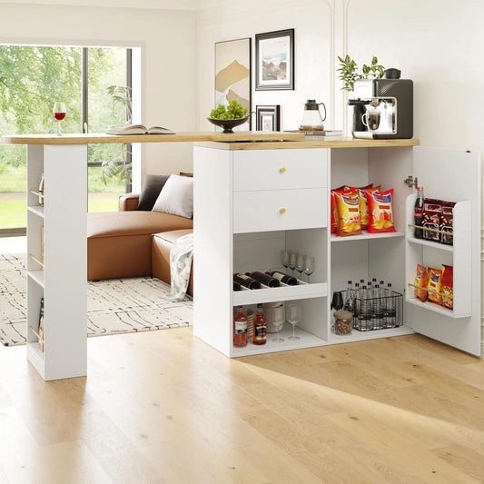 Armoire de rangement – avec rangement, avec tiroirs, pivotant, 3 niveau ×, 2 tiroirs, 105 × 39 × 102 cm, extensible