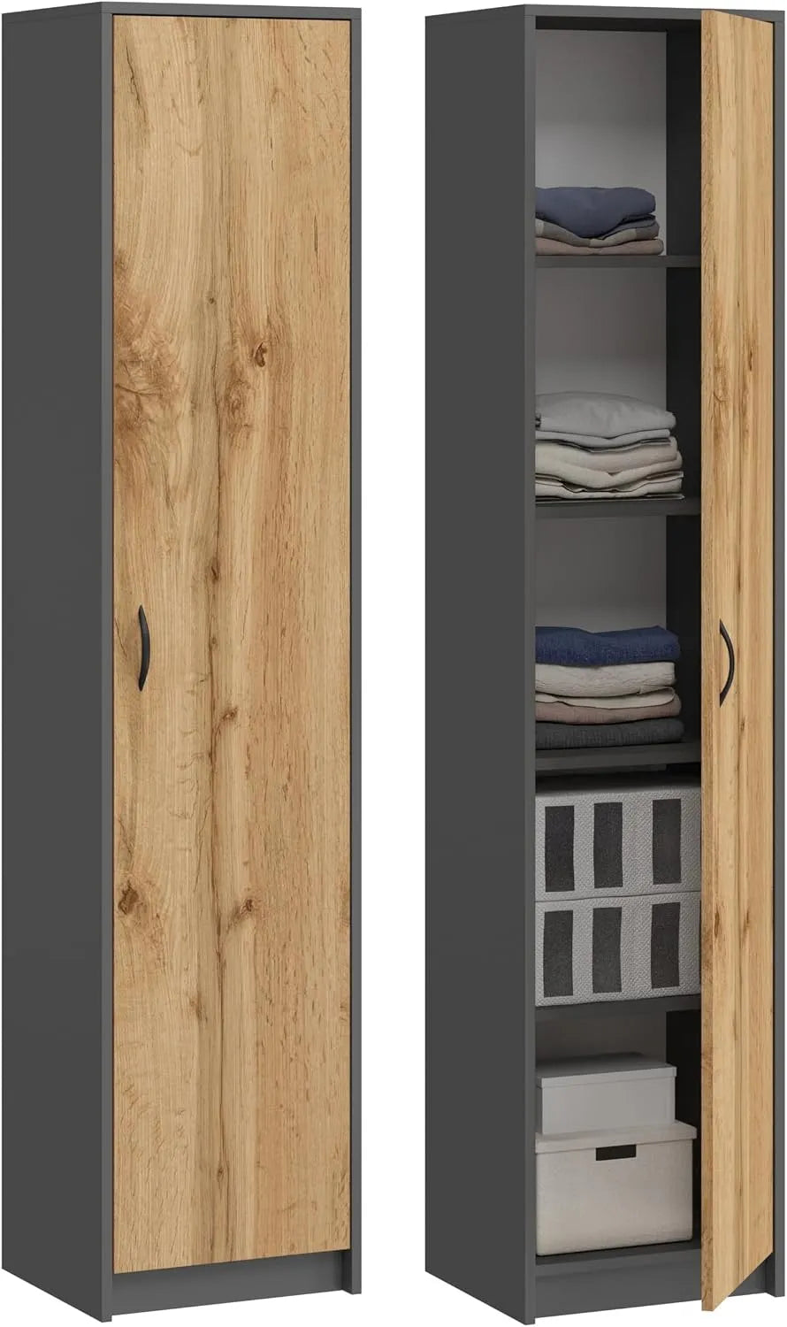 Armoire de rangement – 1 porte, 180 × 40 × 35 cm
