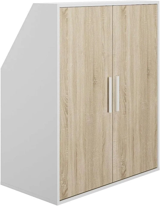 Armoire de rangement – ADEZIO, 2 Portes, blanc