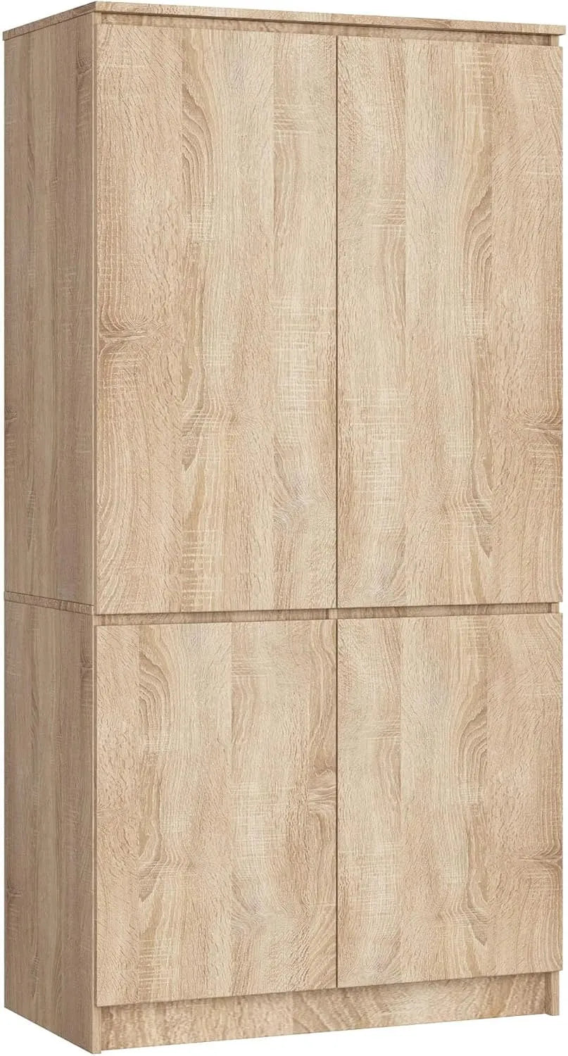 Armoire-penderie et garde-robe de rangement: S90, 4 portes, 90 cm, 51 cm, 66, 6 kg, AKORD P 51