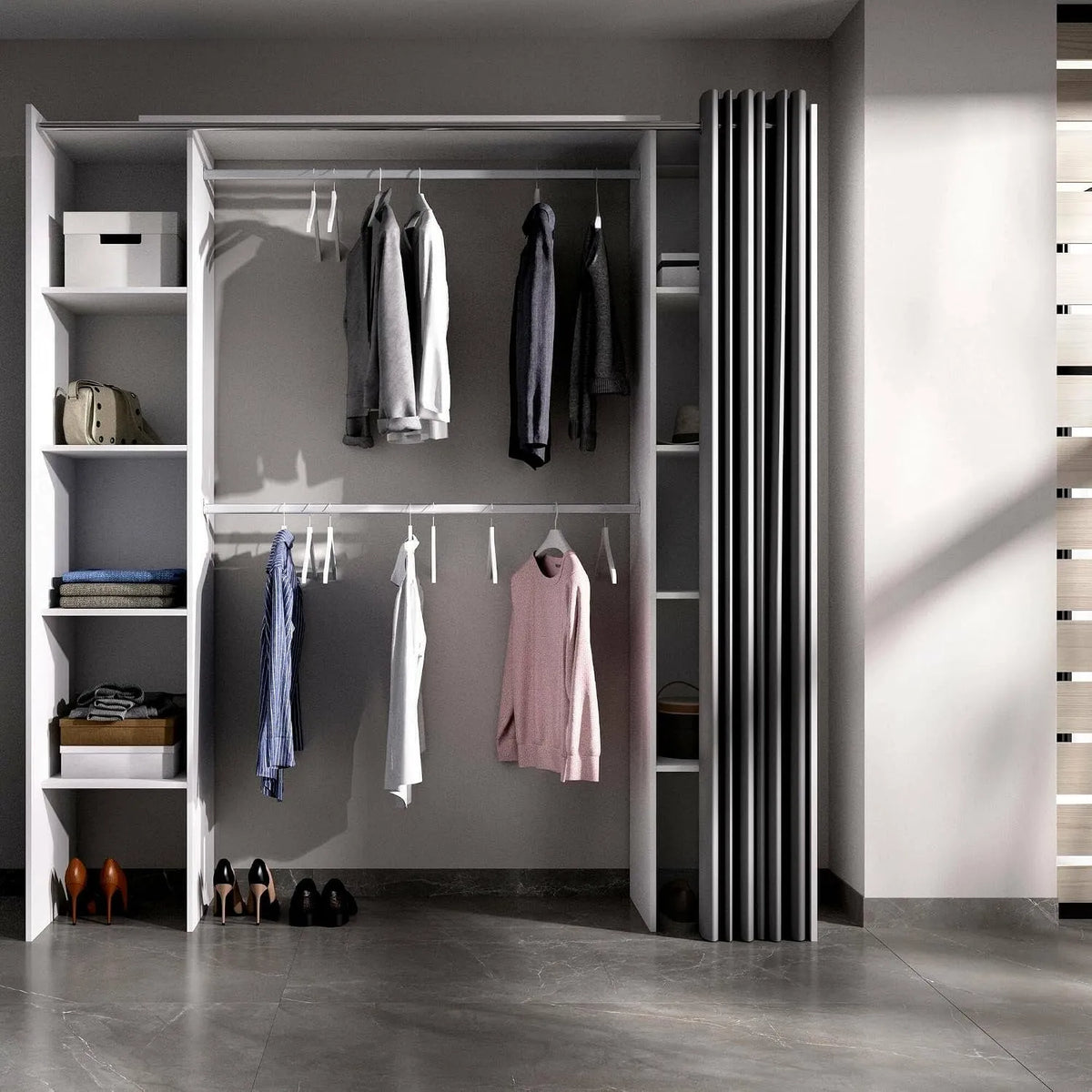 Dmora: gris, extensible