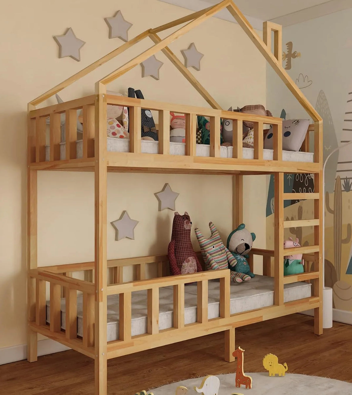 Lit superposé et lit mezzanine: pour enfant, 180 × 80 cm