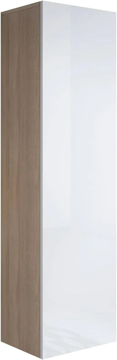 Armoire de rangement – montage mural, modulaire, 40 × 165 × 29 cm, blanc