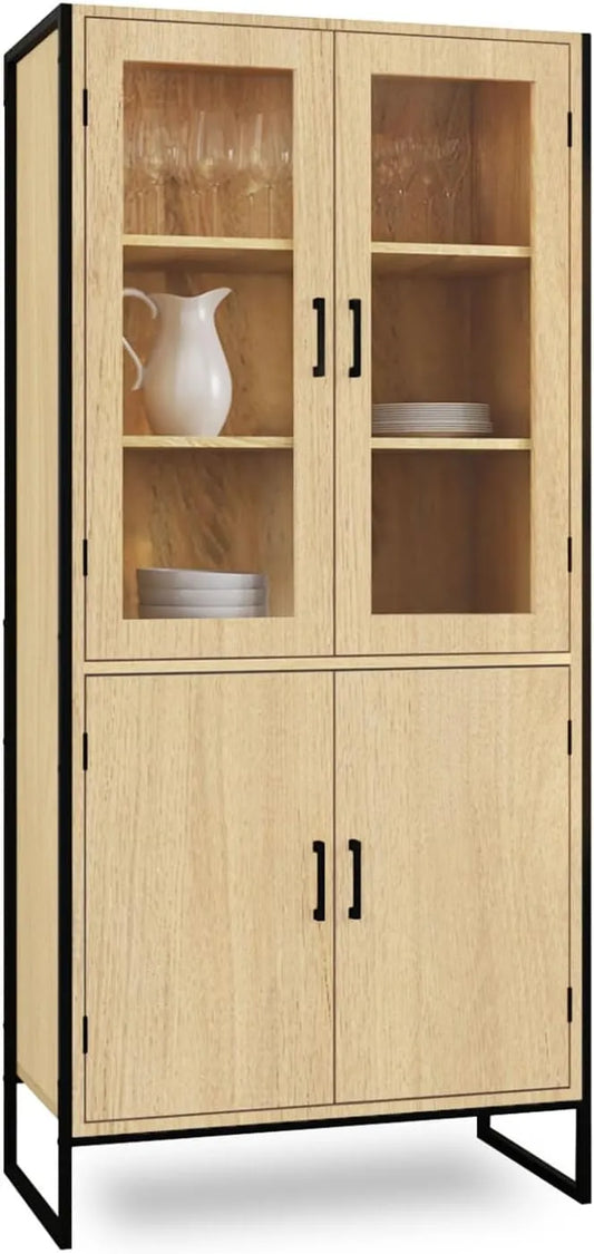 Vitrine et armoire d'exposition – 4 Portes, 176 cm