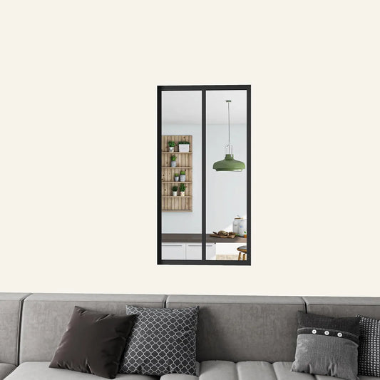 sanitaire Verrière Atelier Fixe H.108cm: 63cm, noir